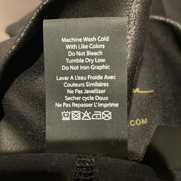 NWOT Spiritual Gangster Leather Intent Shine Leggings in Black - Picture 7 of 9